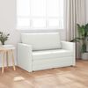 vidaXL Folding Sofa Bed White 124 x 71 x 78 cm PVC