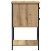 vidaXL Bedside Cabinet Artisan oak 32 x 42 x 70 cm Engineered wood