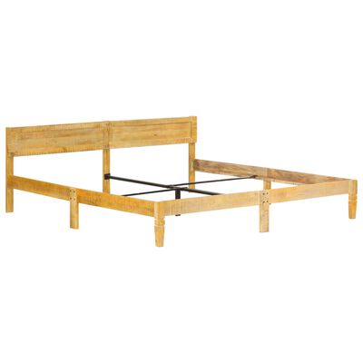 vidaXL Bed Frame Solid Mango Wood 200 cm