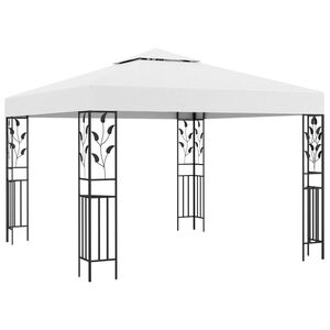 vidaXL Gazebo 3x3 m White 180 g/m&sup2;
