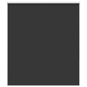 vidaXL Roller Blind Blackout Black 120x150 cm Fabric Width 116.6 cm Polyester