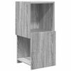 vidaXL Corner Cabinet Grey Sonoma 30.5x30x65cm Engineered Wood