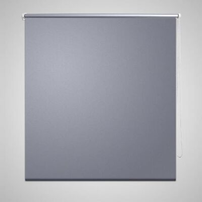 Roller Blind Blackout 120 x 175 cm Grey