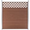 vidaXL Replacement Fence Boards WPC 7 pcs 170 cm Brown