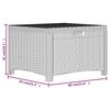 vidaXL Garden Storage Box 60x54x41 cm PP Rattan White