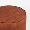 LABEL51 Pouffe Tibo 55x55x40 cm Rust Velour