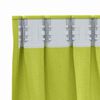 vidaXL Blackout Curtains with Rings 2 pcs Green 140 x 140 cm Polyester