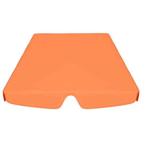 vidaXL Replacement Canopy for Garden Swing Orange 150/130x105/70 cm