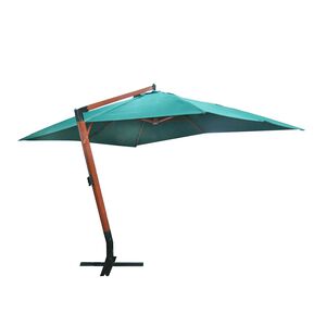 vidaXL Floating Parasol Melia 300 x 400 cm Green