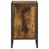 vidaXL Bedside Table Smoke Oak 39.5 x 30 x 50 cm Engineered Wood