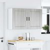 vidaXL Kitchen Wall Cabinets 2 pcs&nbsp;Porto Grey Sonoma Engineered Wood