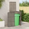 vidaXL Box Garbage Bin Box Grey 65 x 80 x 115 cm Polyethylene