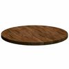 vidaXL Table Top Light brown Ø 60 x 2.5 cm Solid oak wood