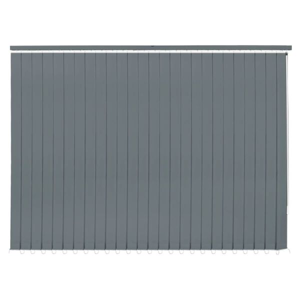 vidaXL Vertical Blinds Grey Fabric 150x180 cm