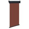 vidaXL Balcony Side Awning 105x250 cm Brown