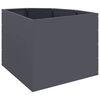 vidaXL Corner Planter Anthracite 60 x 60 x 50 cm Steel