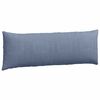 vidaXL Sofa Pillows 2 pcs Blue 120 x 40 cm Corduroy Fabric