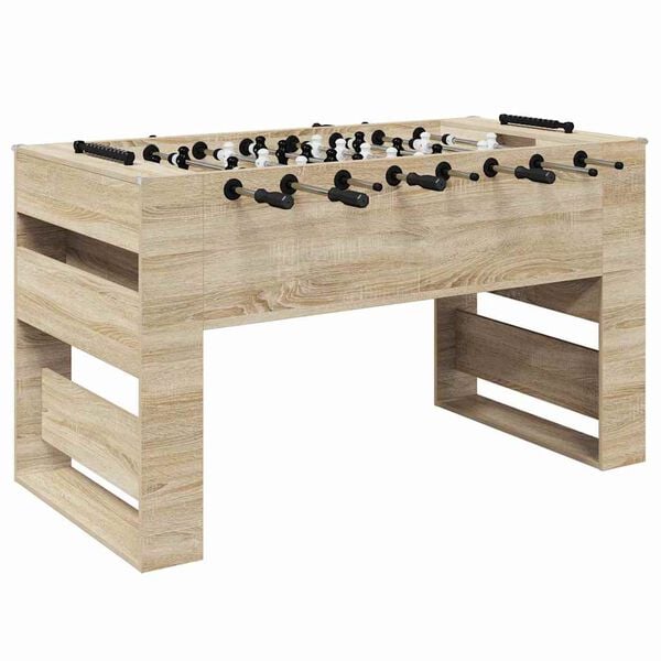 vidaXL Football Table 2 pcs Sonoma Oak 146.5 x 74 x 85 cm