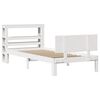 vidaXL Bed Frame with Headboard without Mattress White 90x200 cm