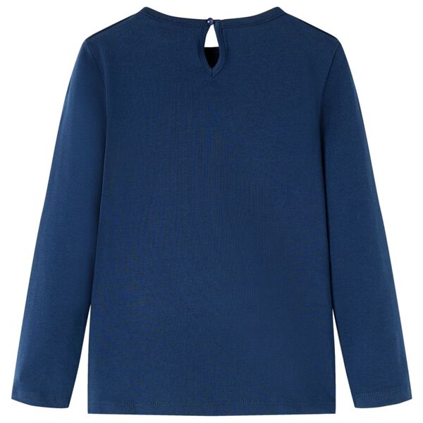 Kids' T-shirt with Long Sleeves Navy Blue 116