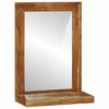 vidaXL Bathroom Mirror Brown 50 x 22 x 70 cm Solid Acacia Wood