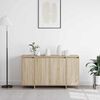 vidaXL Sideboard Sonoma Oak 135 x 41 x 75 cm Engineered Wood