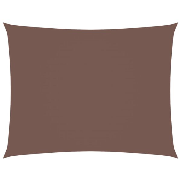 vidaXL Sunshade Sail Oxford Fabric Rectangular 3x4.5 m Brown