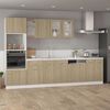 vidaXL Dishwasher Panel Lyon Sonoma Oak 59.5x3x67 cm Engineered Wood