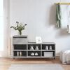 vidaXL Shoe Cabinet Concrete Grey 102x36x60 cm Engineered Wood