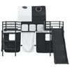 vidaXL Kids'Loft Bed Frame Black 99.5 x 200 cm Metal