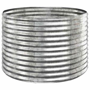 vidaXL Garden Raised Bed | Silver | Powder-coated steel | Medium | Durable