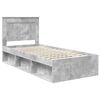 vidaXL Bed Frame with Headboard Concerte 90 x 200 cm Solid Pine Wood