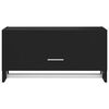vidaXL Wardrobe Black 70x32.5x35 cm Engineered Wood