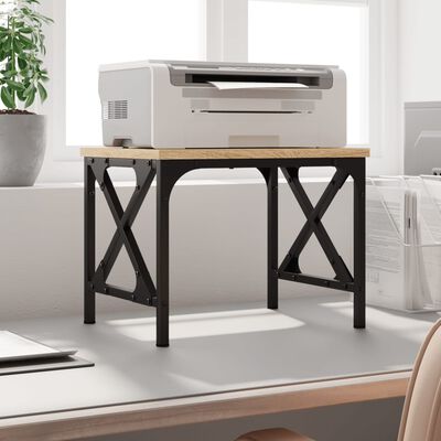 vidaXL Printer Stand Sonoma Oak 40x30x31 cm Engineered Wood