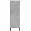 vidaXL Shoe Cabinet Concrete Grey 30x35x105 cm Engineered Wood