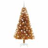 vidaXL Christmas Tree with 150 LEDs with Stand Gold 150 cm PET