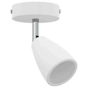 vidaXL Ceiling Spotlight with Spotlights White 8 x 8 x 14 cm Metal