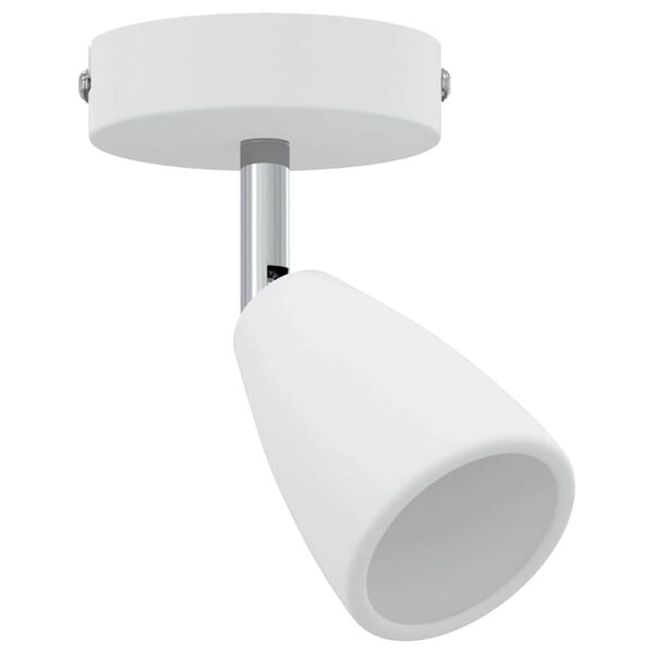 vidaXL Ceiling Spotlight with Spotlights White 8 x 8 x 14 cm Metal