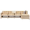 vidaXL 5 Piece Garden Sofa Set Solid Wood Pine
