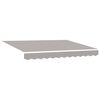 vidaXL Awning Replacement Fabric Light Grey 280 x 245 cm Polyester