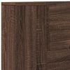 vidaXL Headboard Brown Oak 100 x 16.5 x 103.5 cm Engineered Wood