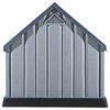vidaXL Dog House Grey 92x87x91 cm Plastic