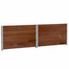 vidaXL Pallet Collars 3 pcs Brown 100x100 cm Solid Wood Pine
