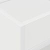 vidaXL End Table White 30 x 30 x 56 cm Engineered Wood