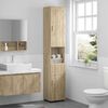 vidaXL Bathroom Cabinet Set TULUM Sonoma Oak 37 x 31.5 x 203 cm