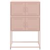 vidaXL Sideboard Pink 68.5x38.5x107 cm Steel