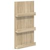 vidaXL Magazine Rack Sonoma Oak 51 x 11 x 102 cm Engineered Wood
