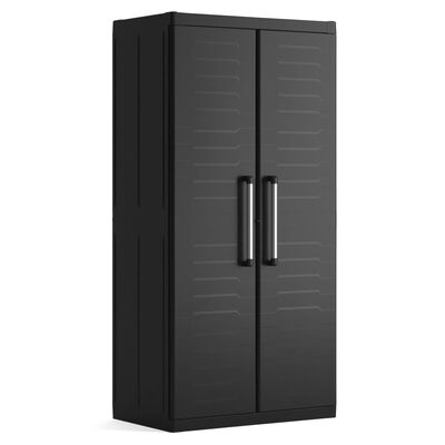 Keter Tall Storage Cabinet Detroit XL Black