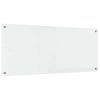 vidaXL Kitchen Backsplash Transparent 120 x 50 cm Tempered Glass