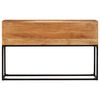 vidaXL Console Table 120x30x75 cm Solid Acacia Wood